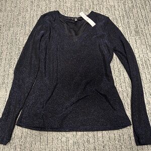 White House black market sparkly shirt never worn